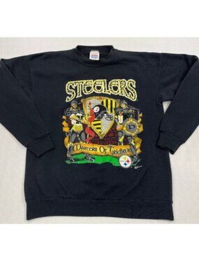 Pittsburgh Steelers 1991 Masters Of Gridiron Vintage Shirt Sweatshirt Men's L